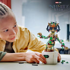 LEGO Marvel Dancing Groot Set 76297 – Buildable 459-Piece Groot with Dancing Function and Accessories