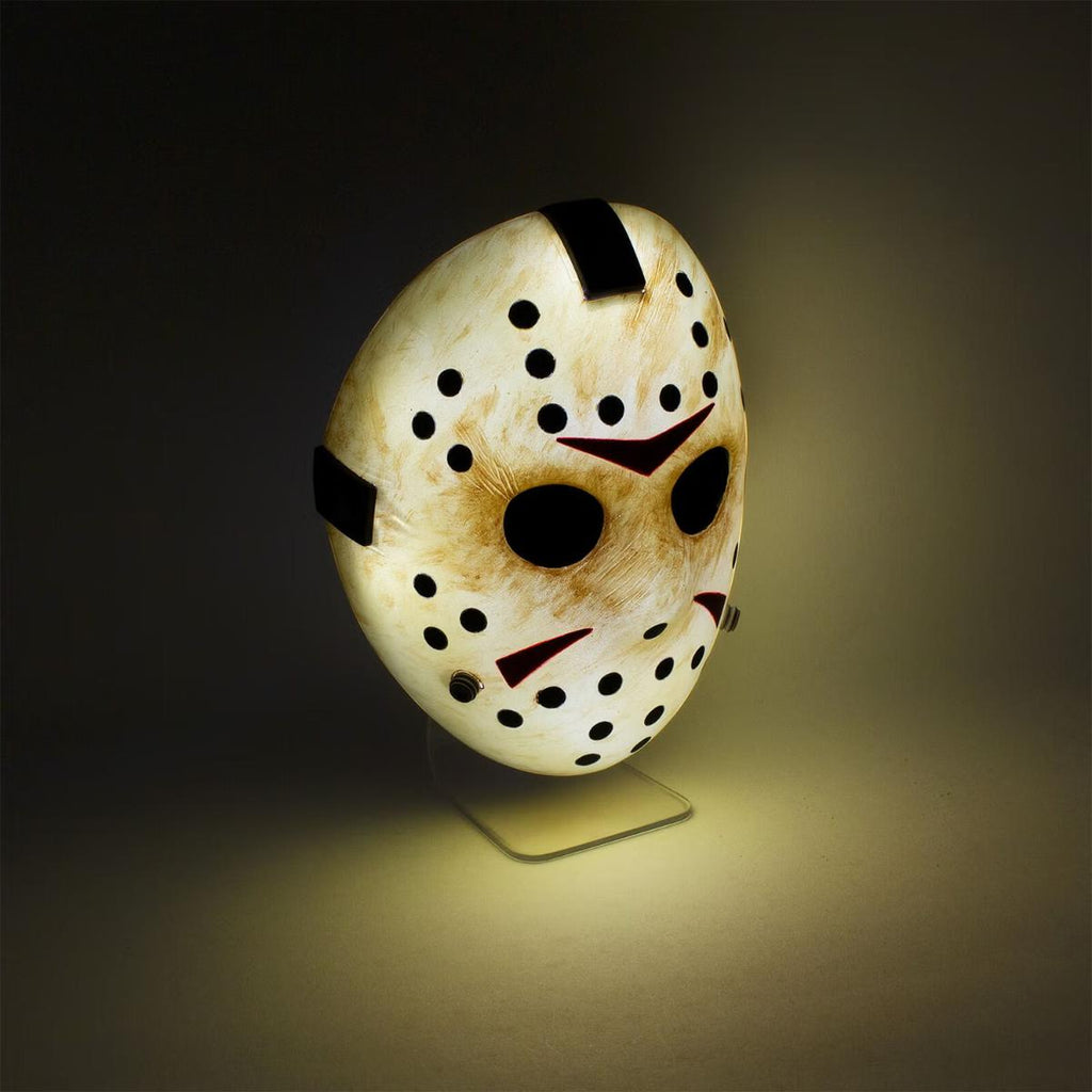 Friday the 13th Jason Mask LED Light on stand