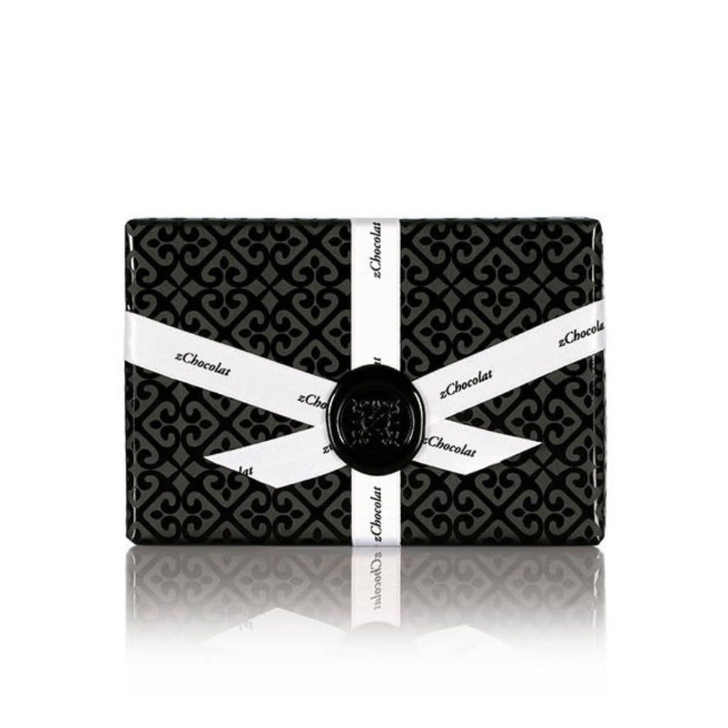 zChocolat Holiday Essentials 8 piece luxury chocolate box red gold sleeve