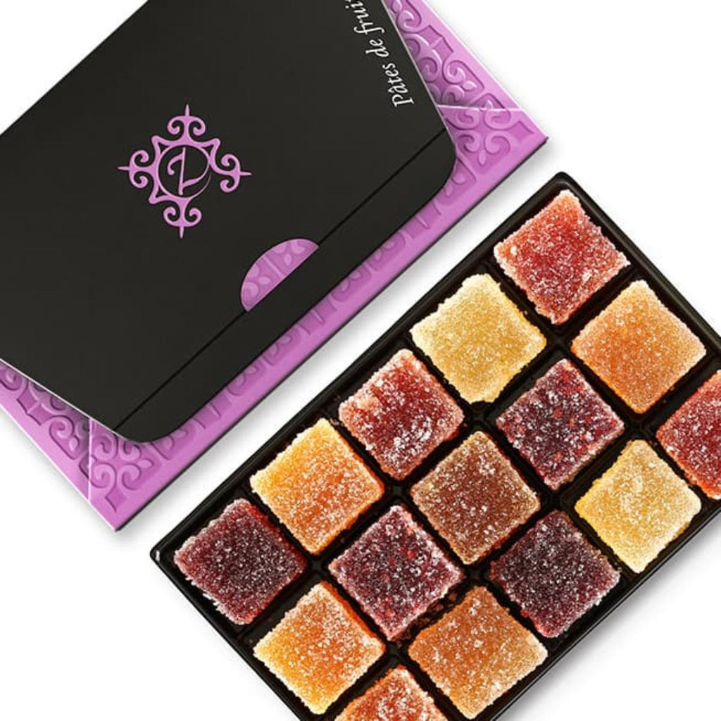 zChocolat Vegan Pâtes de Fruits 15-piece vegan fruit jelly box
