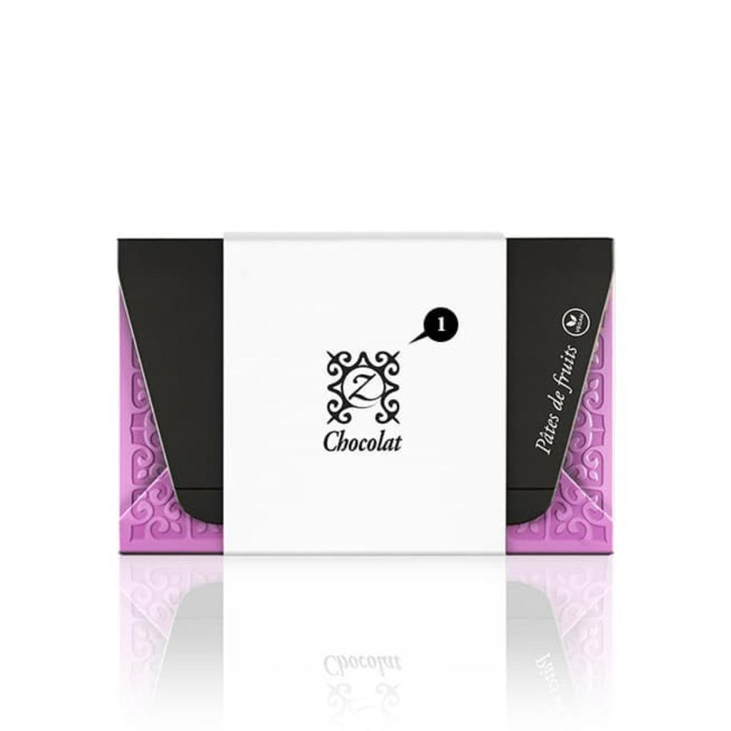 zChocolat Vegan Pâtes de Fruits 15-piece vegan fruit jelly box