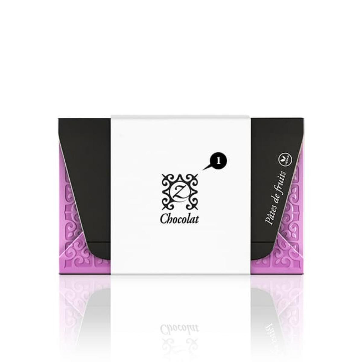 zChocolat Vegan Pâtes de Fruits 15-piece vegan fruit jelly box